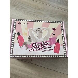 Luseta Keratin Shampoo Conditioner Set Bye Frizz High Shine‎ Series
